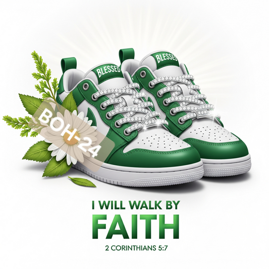 Scripture Sneakers-(Walk by Faith)-Digital Prints