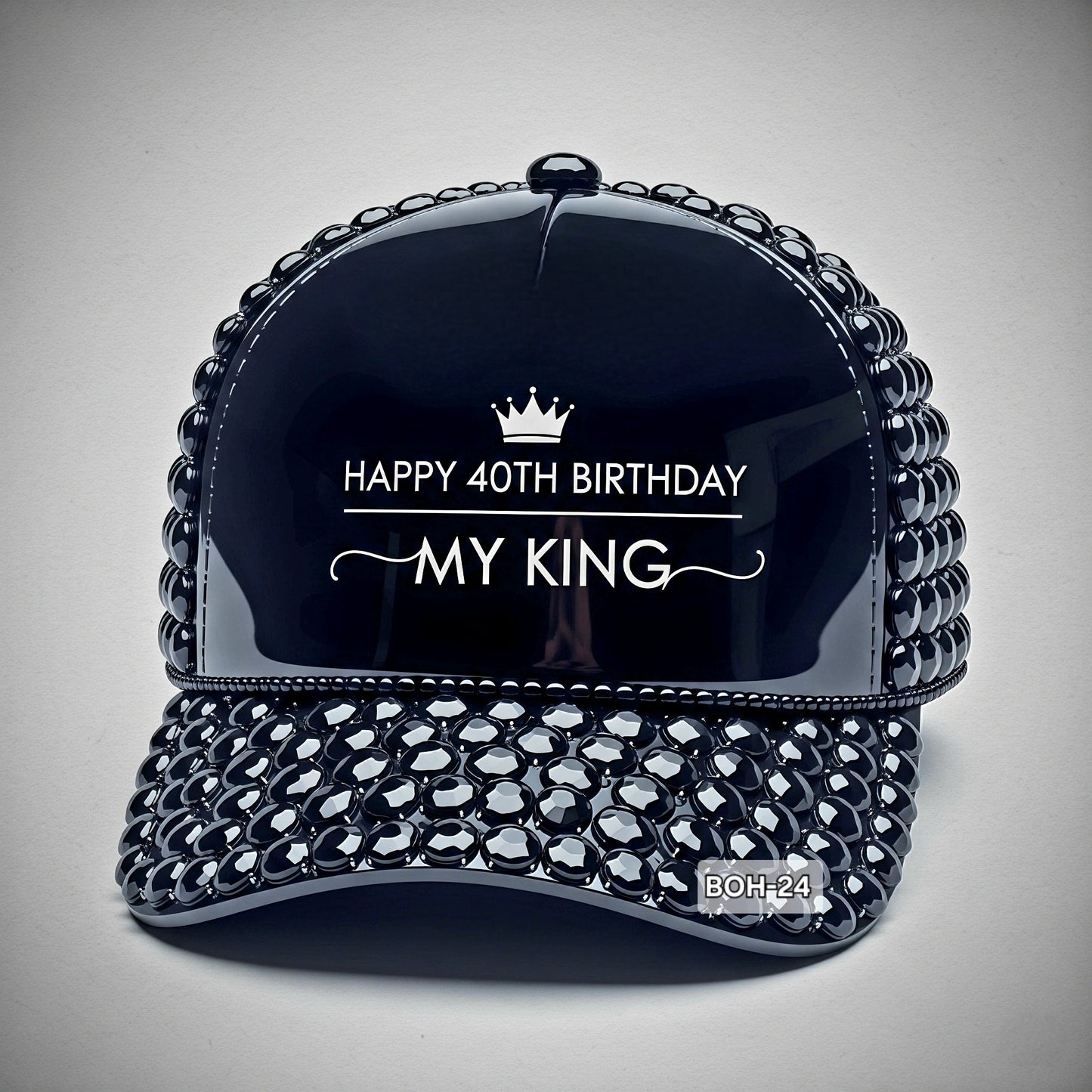 Birthday King Fitted Cap PNG for Sublimation or Digital Print