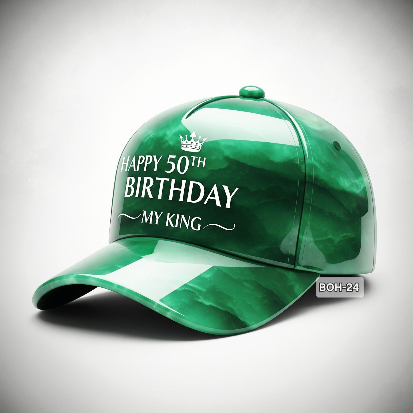 Birthday King Fitted Cap PNG for Sublimation or Digital Print