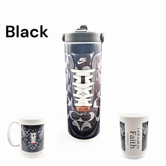 2 Corinthians 5:7 Faith Sneaker Tumbler & Mug Collection