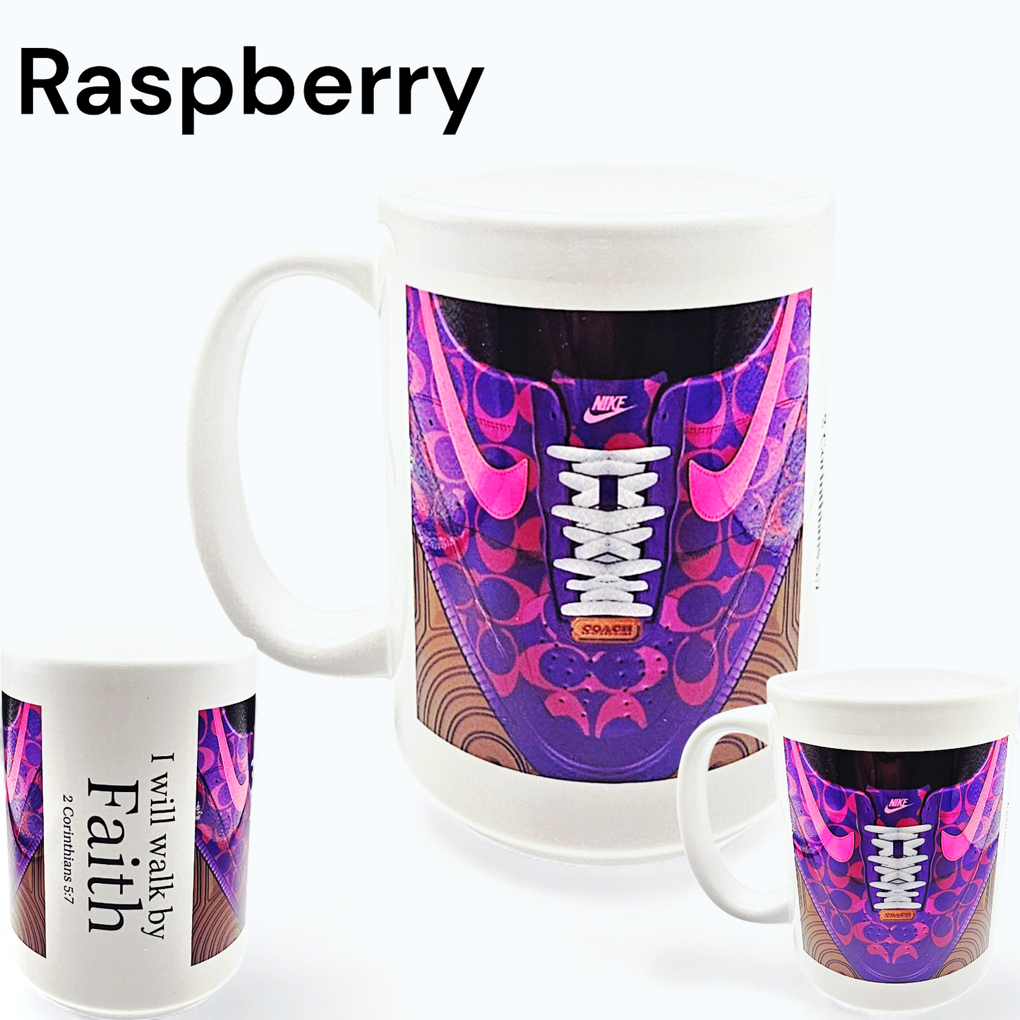 SNEAKER MUGS-"Walk by Faith"