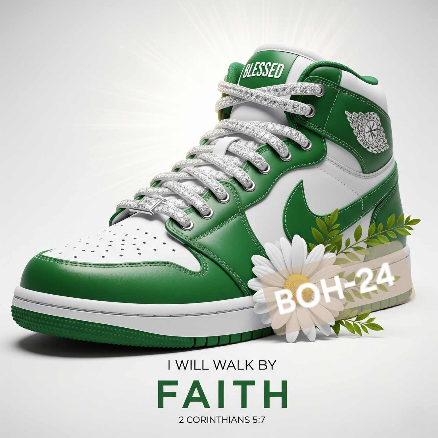 Scripture Sneakers-(Walk by Faith)-Digital Prints