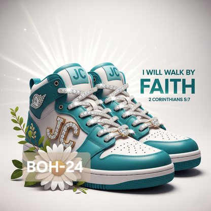 Scripture Sneakers-(Walk by Faith)-Digital Prints