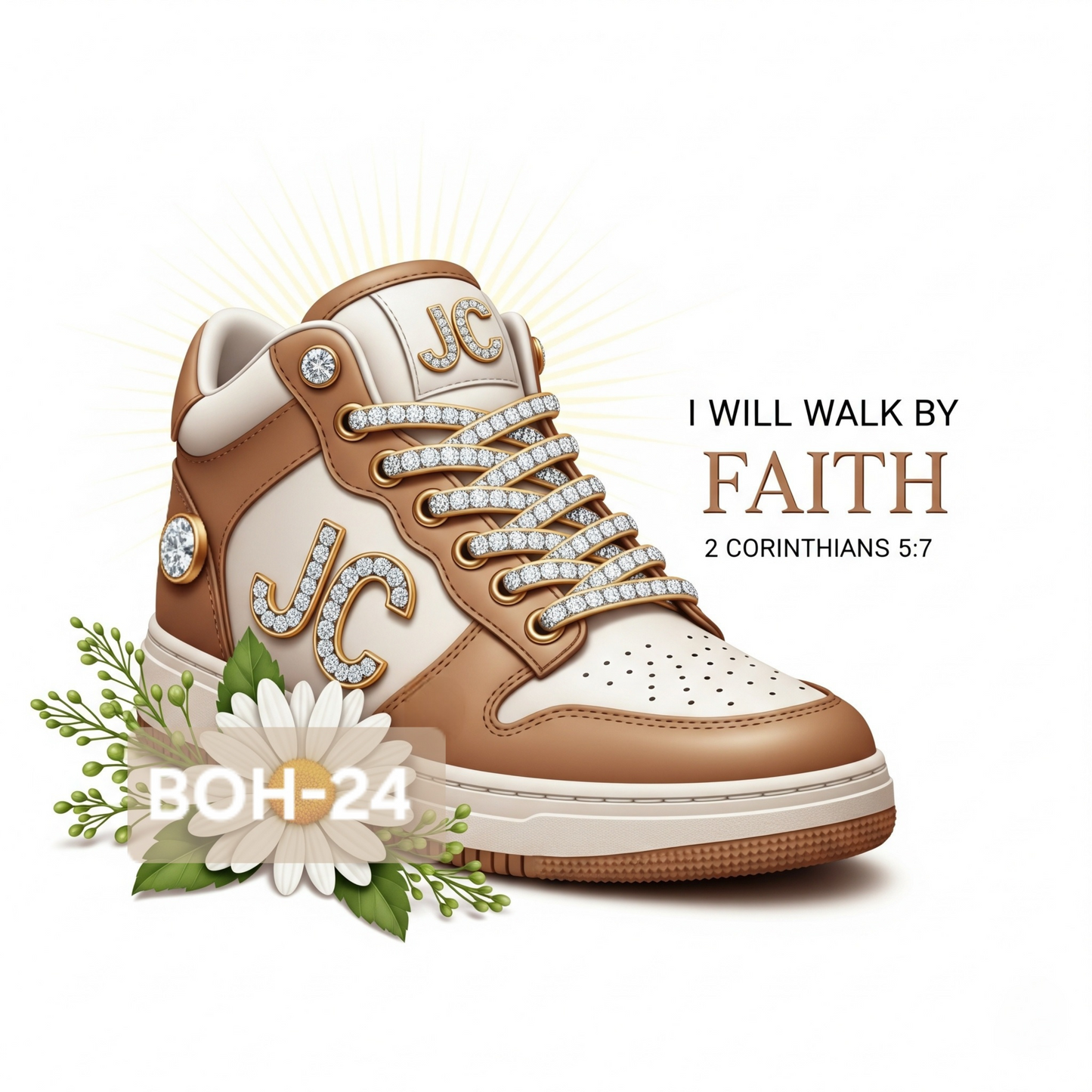 Scripture Sneakers-(Walk by Faith)-Digital Prints