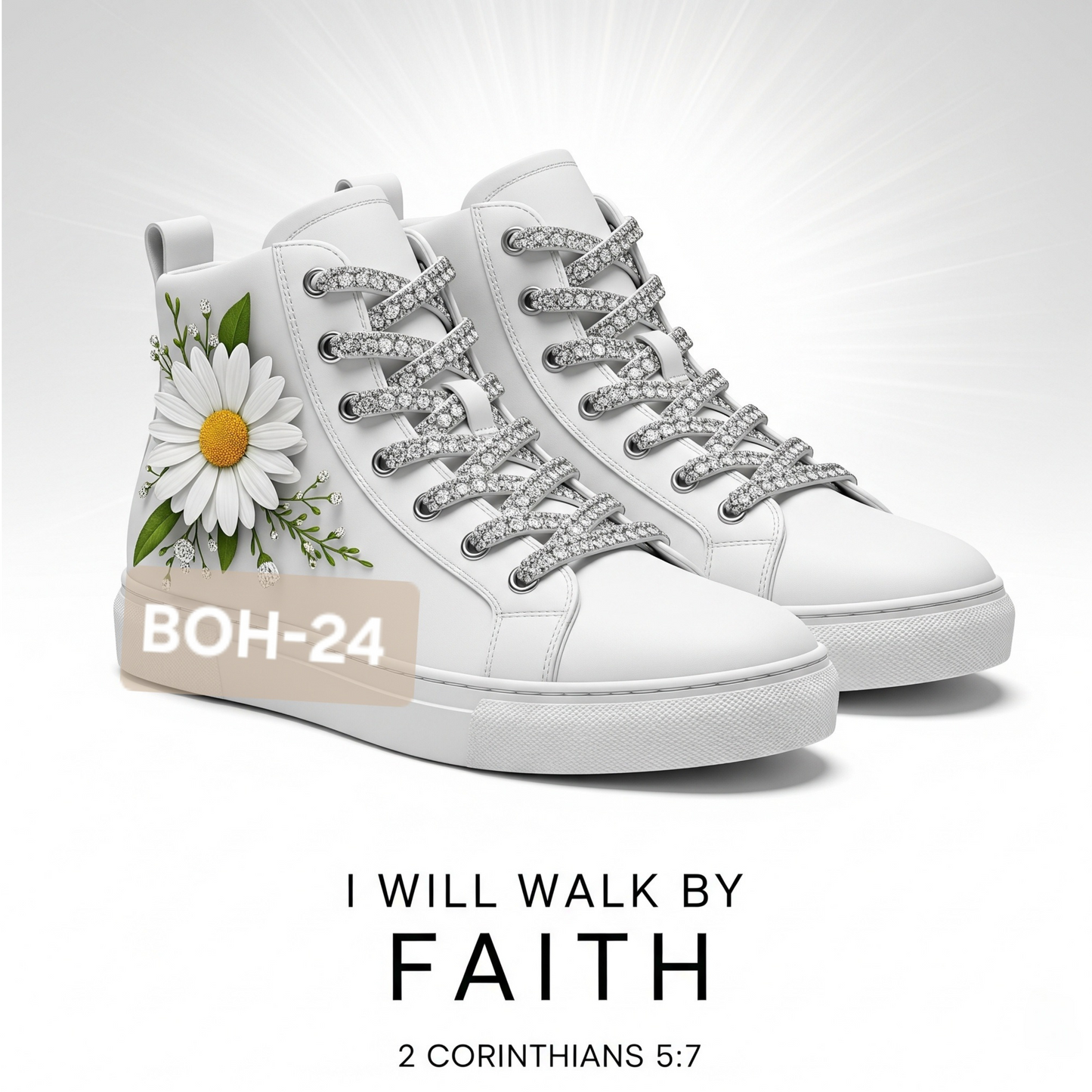 Scripture Sneakers-(Walk by Faith)-Digital Prints